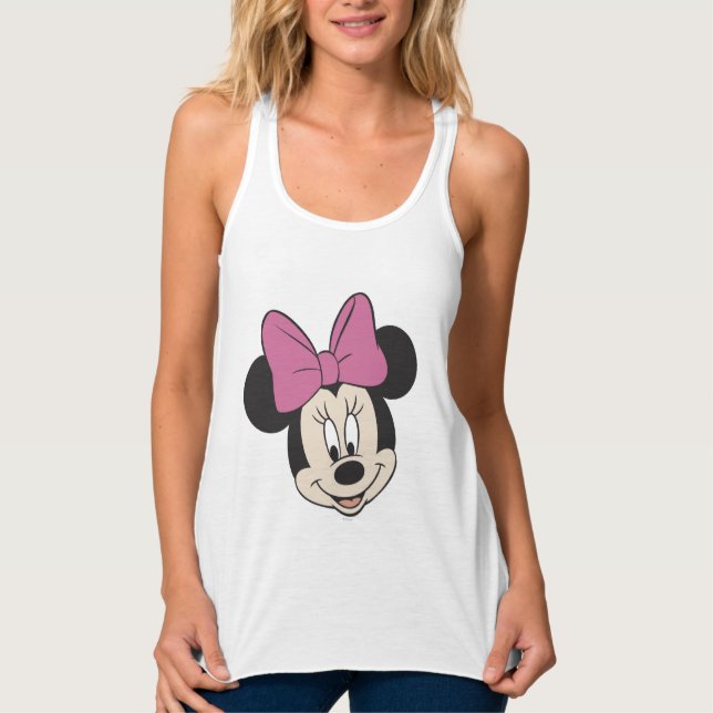 Minnie Mouse Smiling Tank Top (Front)