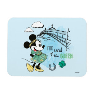 Minnie Mouse St. Patrick's Day - Land of the Gre Magnet