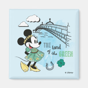 Minnie Mouse St. Patrick's Day - Land of the Gre Magnet
