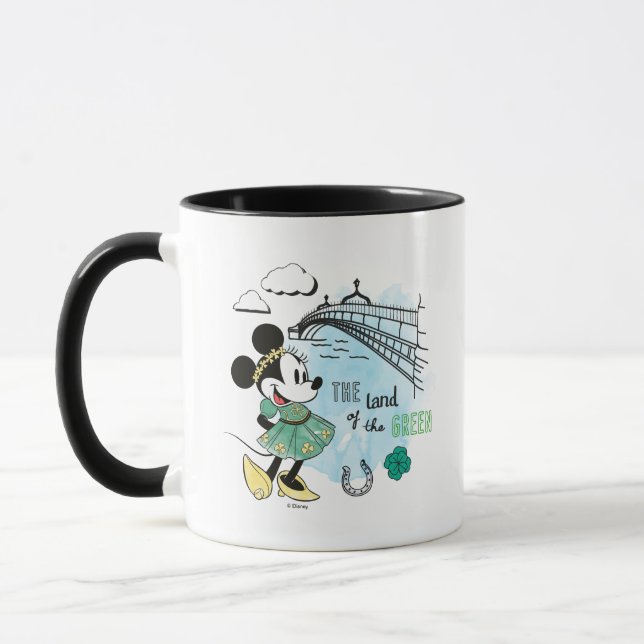 Minnie Mouse | St. Patrick's Day - Land of the Gre Mug (Left)