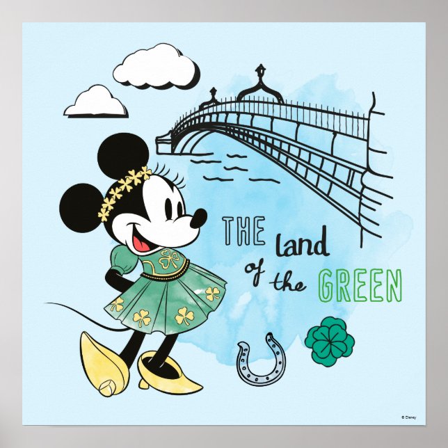 Minnie Mouse | St. Patrick's Day - Land of the Gre Poster (Front)