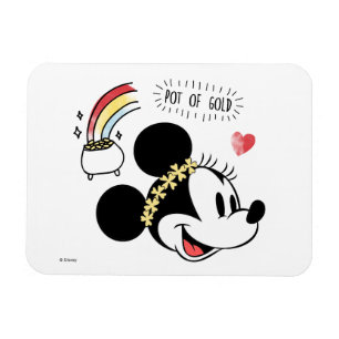 Minnie Mouse St. Patrick's Day - Pot of Gold Magnet