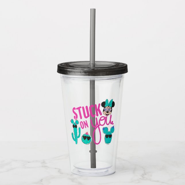 Minnie Mouse | Stuck on You Acrylic Tumbler (Front)