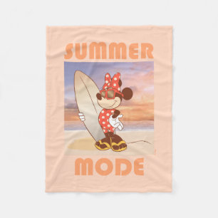 Minnie Mouse   Summer Mode Fleece Blanket