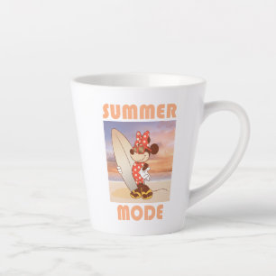 Minnie Mouse Summer Mode Latte Mug
