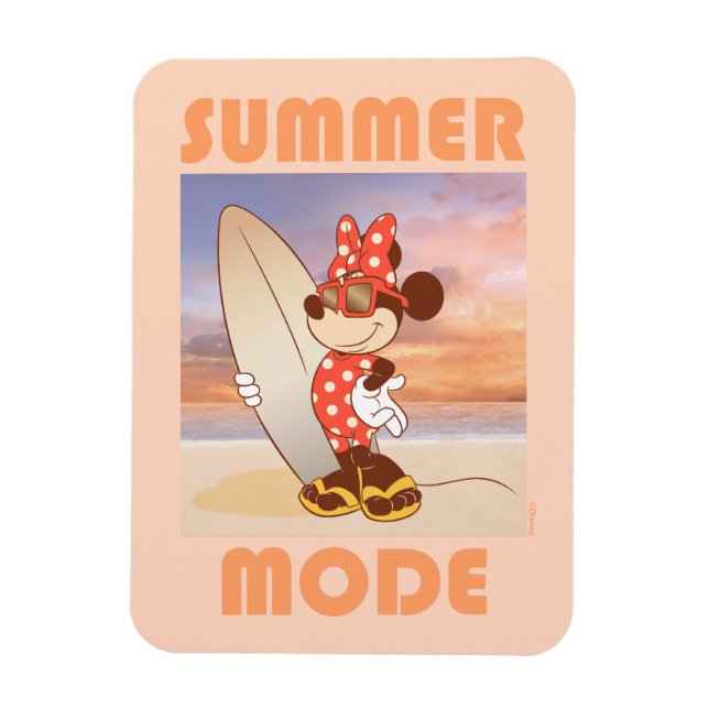 Minnie Mouse | Summer Mode Magnet (Vertical)