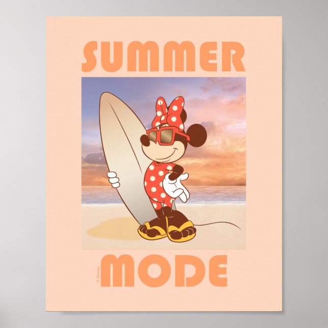 Minnie Mouse | Summer Mode Poster (Front)