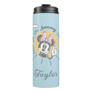 Minnie Mouse   Sunny Side   Add Your Name Thermal Tumbler