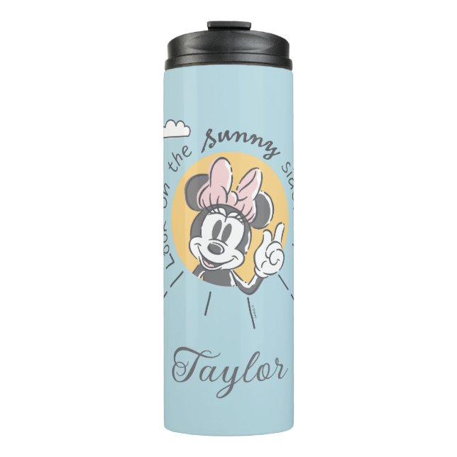 Minnie Mouse | Sunny Side | Add Your Name Thermal Tumbler (Front)