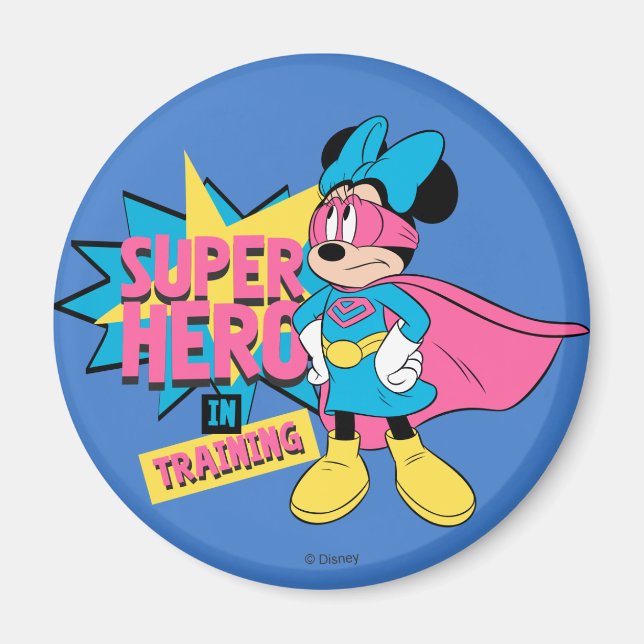 Minnie Mouse | Super Hero in Training Magnet (Front)