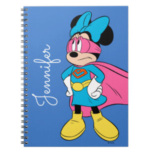Minnie Mouse Super Hero in Training Notebook