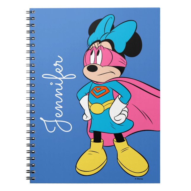 Minnie Mouse | Super Hero in Training Notebook (Front)