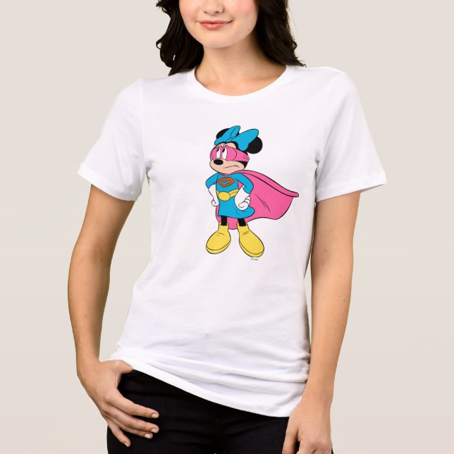 Minnie Mouse | Super Hero in Training Tri-Blend Shirt (Front)