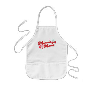 Minnie Mouse Sweet Cherry Script Kids' Apron