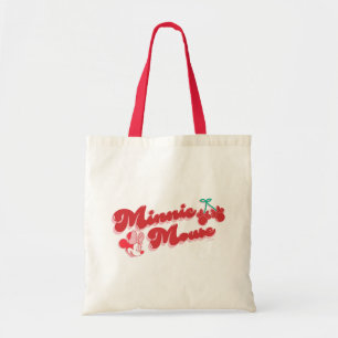 Minnie Mouse Sweet Cherry Script Tote Bag