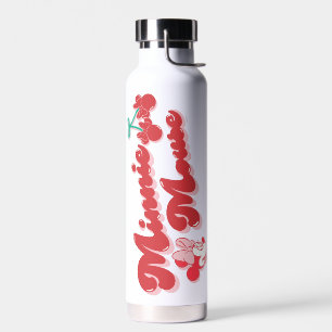 Minnie Mouse Sweet Cherry Script Water Bottle