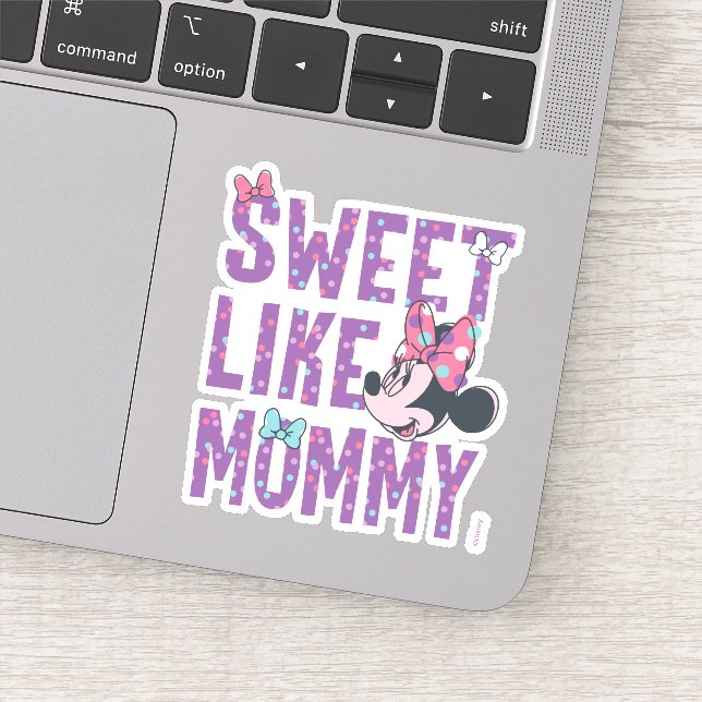 Minnie Mouse | Sweet Like Mommy Sticker (Detail)
