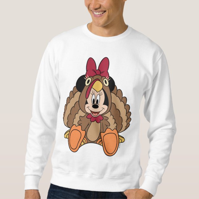 Minnie Mouse Thanksgiving Turkey Sweatshirt (Front)