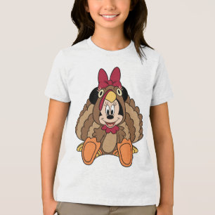 Minnie Mouse Thanksgiving Turkey Tri-Blend Shirt