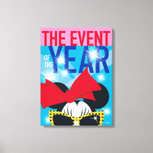 Minnie Mouse   The Event of the Year Canvas Print