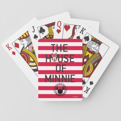 Minnie Mouse  The House of Minnie Poker Cards