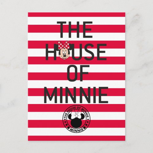 Minnie Mouse  The House of Minnie Postcard