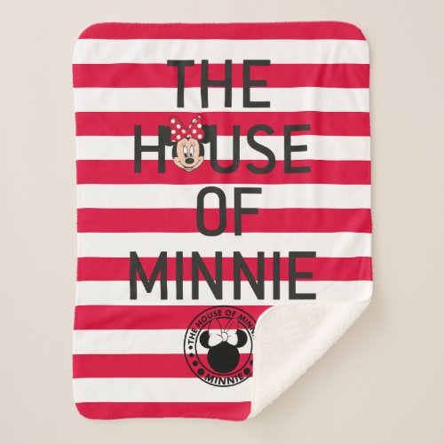 Minnie Mouse  The House of Minnie Sherpa Blanket