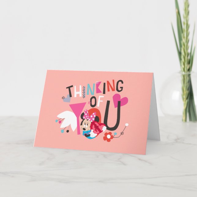 Minnie Mouse | Thinking of You Card (Front)