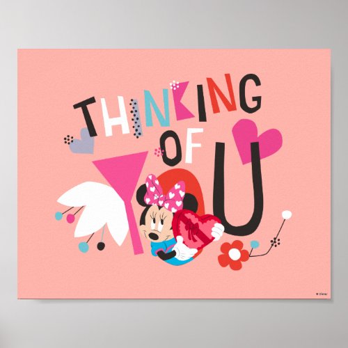 Minnie Mouse  Thinking of You Poster