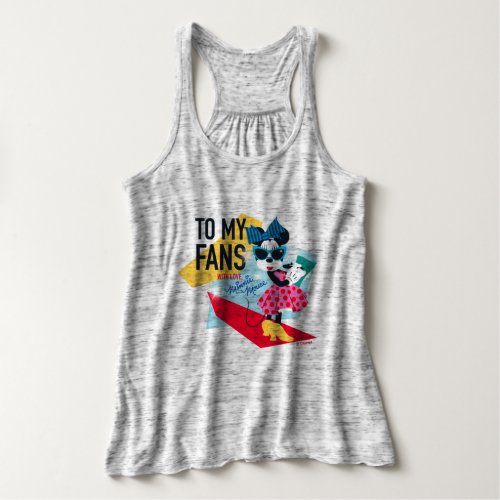 Minnie Mouse  To My Fans With Love Tank Top