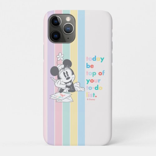 Minnie Mouse  Today Be Top of Your To_Do List iPhone 11 Pro Case