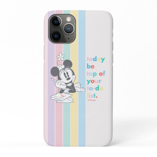 Minnie Mouse | Today Be Top of Your To-Do List iPhone 11 Pro Case