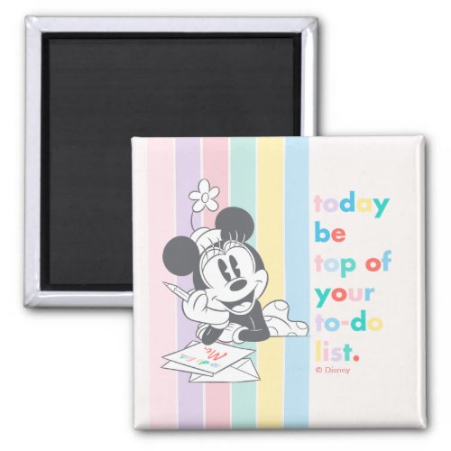Minnie Mouse  Today Be Top of Your To_Do List Magnet