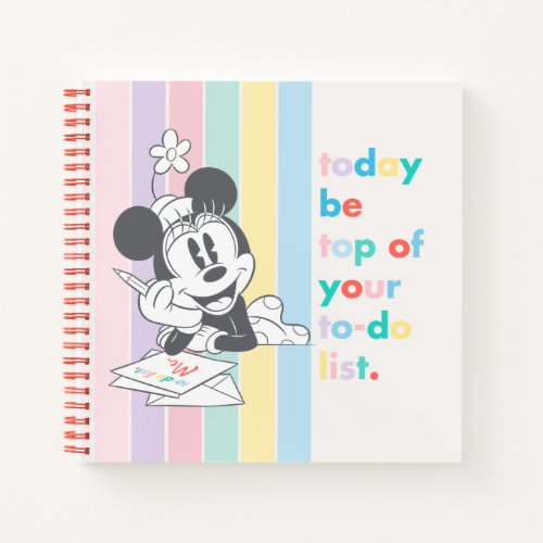 Minnie Mouse  Today Be Top of Your To_Do List Notebook