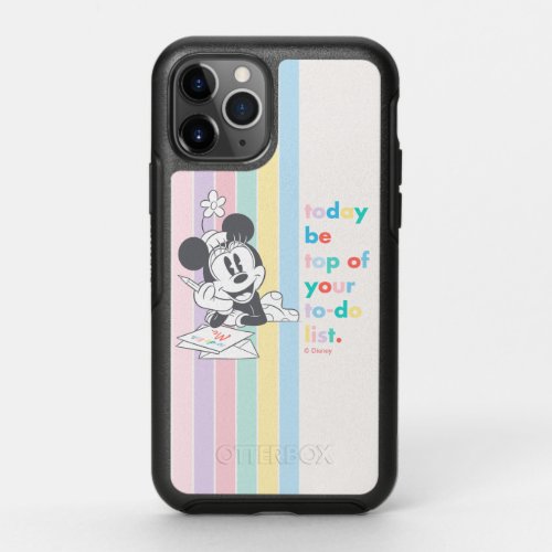 Minnie Mouse  Today Be Top of Your To_Do List OtterBox Symmetry iPhone 11 Pro Case