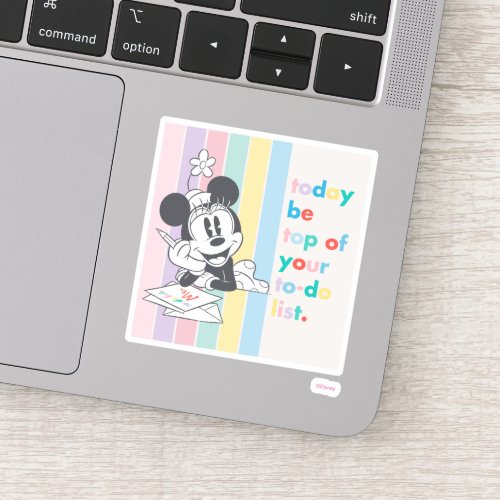 Minnie Mouse  Today Be Top of Your To_Do List Sticker