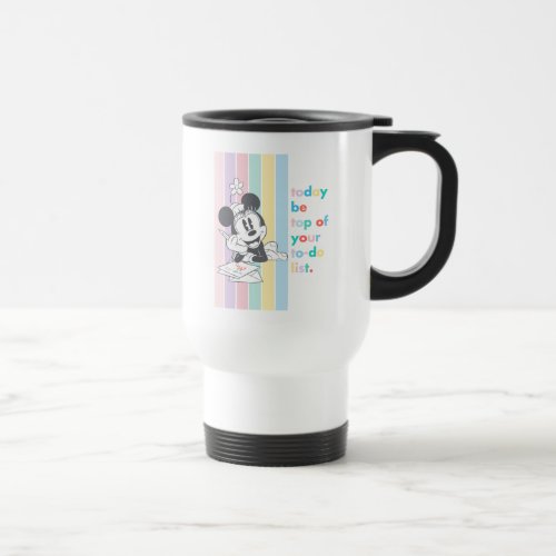 Minnie Mouse  Today Be Top of Your To_Do List Travel Mug