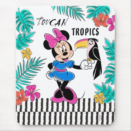 Minnie Mouse  Toucan Tropics Mouse Pad