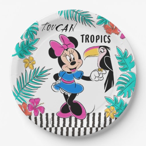 Minnie Mouse  Toucan Tropics Paper Plates