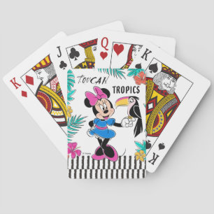 Minnie Mouse   Toucan Tropics Playing Cards