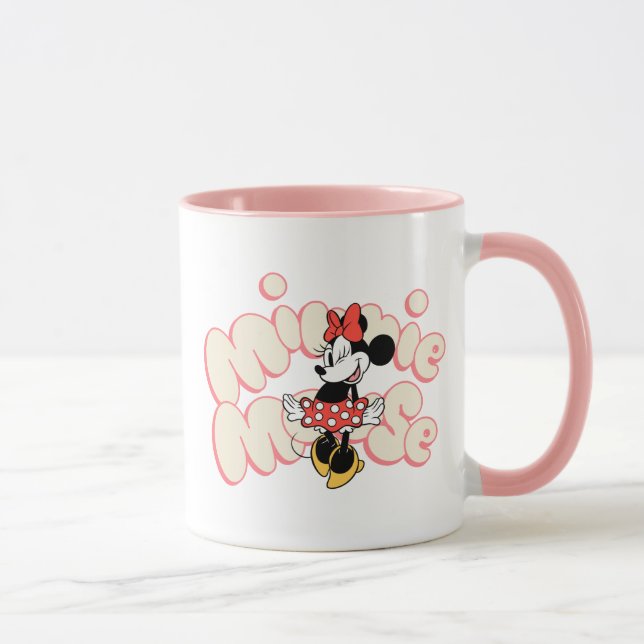 Minnie Mouse Twirl in Polka Dot Style Mug (Right)
