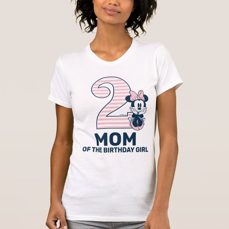 Minnie Mouse Two | Mom of the Birthday Girl                    T-Shirt