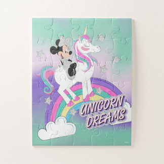 Minnie Mouse Unicorn Dreams Jigsaw Puzzle