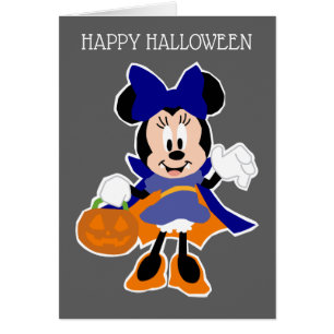 Minnie Mouse Vampire Halloween Cards