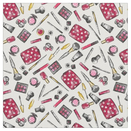 Minnie Mouse  whatsinmypurse Pattern Fabric