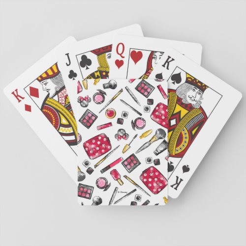 Minnie Mouse  whatsinmypurse Pattern Playing Cards