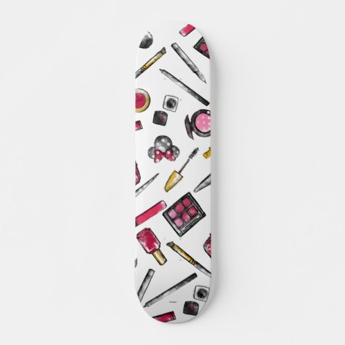 Minnie Mouse  whatsinmypurse Pattern Skateboard