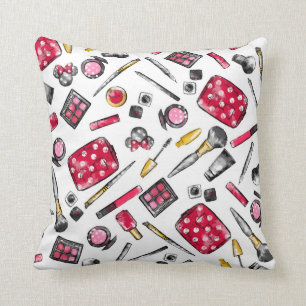 Minnie Mouse #what'sinmypurse Pattern Throw Pillow