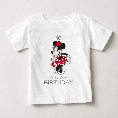Minnie Mouse Winter Onederland 1st Birthday Baby T-Shirt