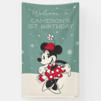 Minnie Mouse Winter Onederland 1st Birthday